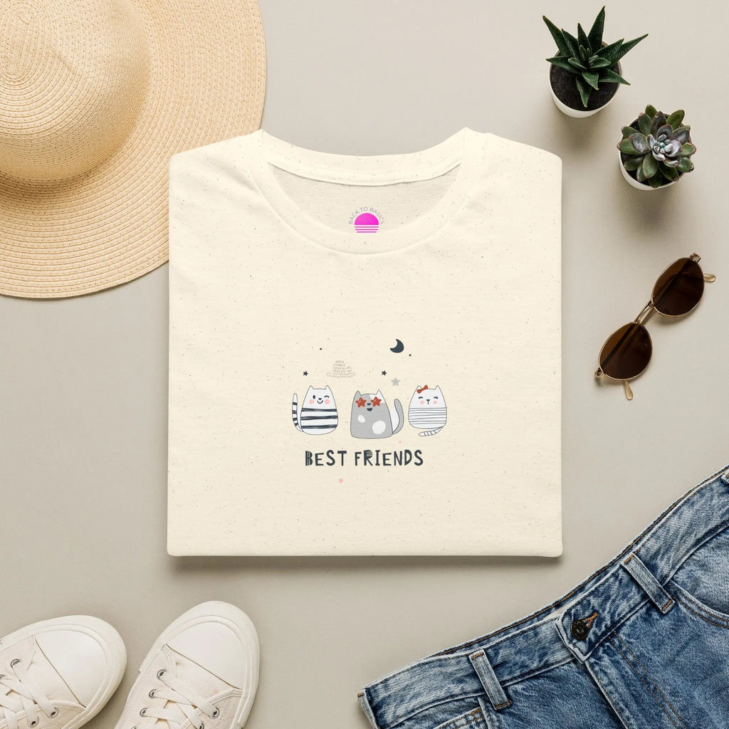 Cat Best Friends T-Shirt — Matching Cat Lover Tee Printify