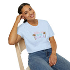Take Me to the Beach Pastel Palm T-Shirt Printify