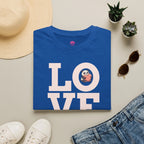 Love Panda T-Shirt — Cute Panda Holding Heart Graphic Tee Printify