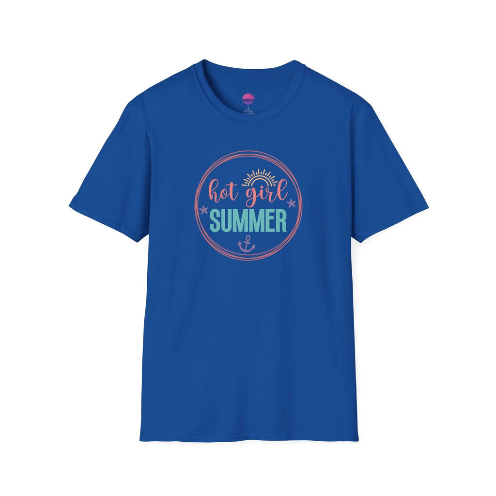 Hot Girl Summer Beachy Sun T-Shirt Printify Back To Basics