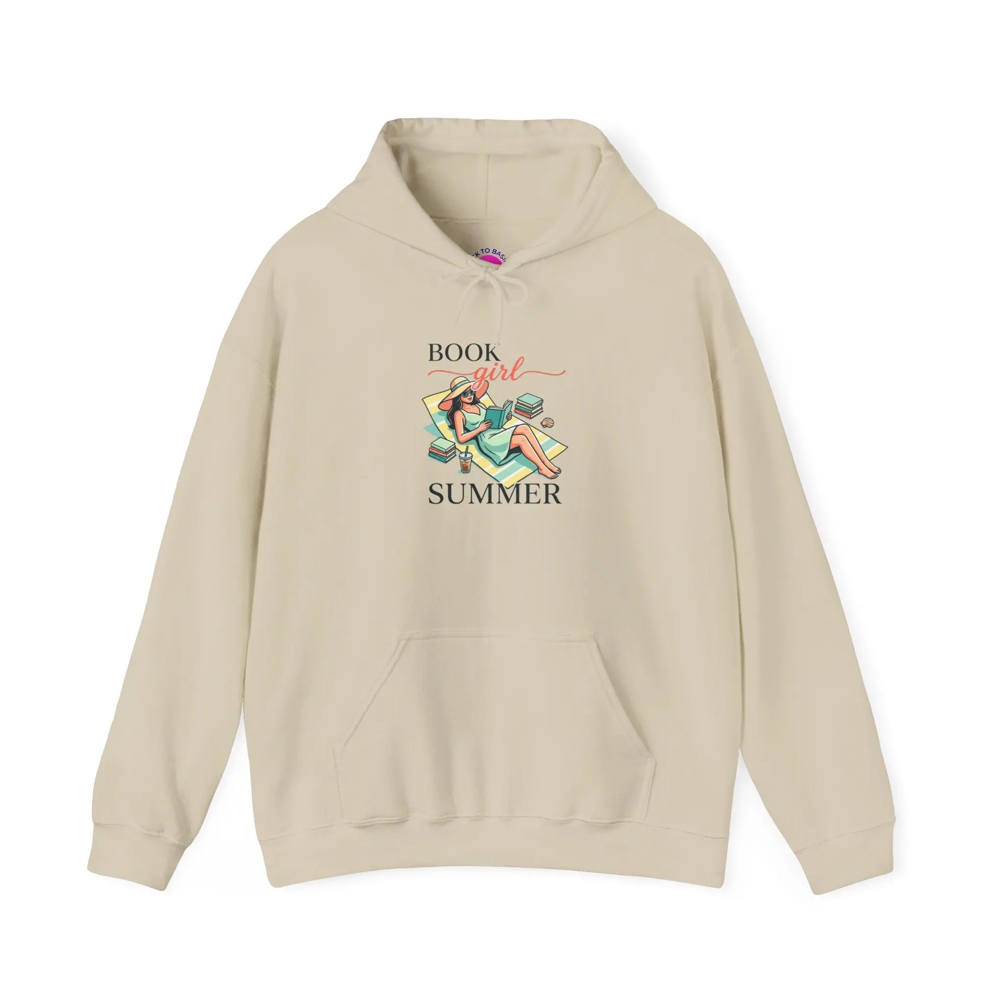 Book Girl Summer Hoodie | BookTok, Reading, Beach Reads, Bookish Summer Aesthetic Printify