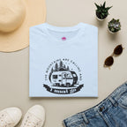 Campervan T-Shirt — "The Mountains Are Calling and I Must Go" Adventure Tee Printify