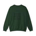 Fall Vibes Crewneck Sweatshirt — 'Happy Pumpkin' Spice Season Bonfires, Sweaters & Hayrides