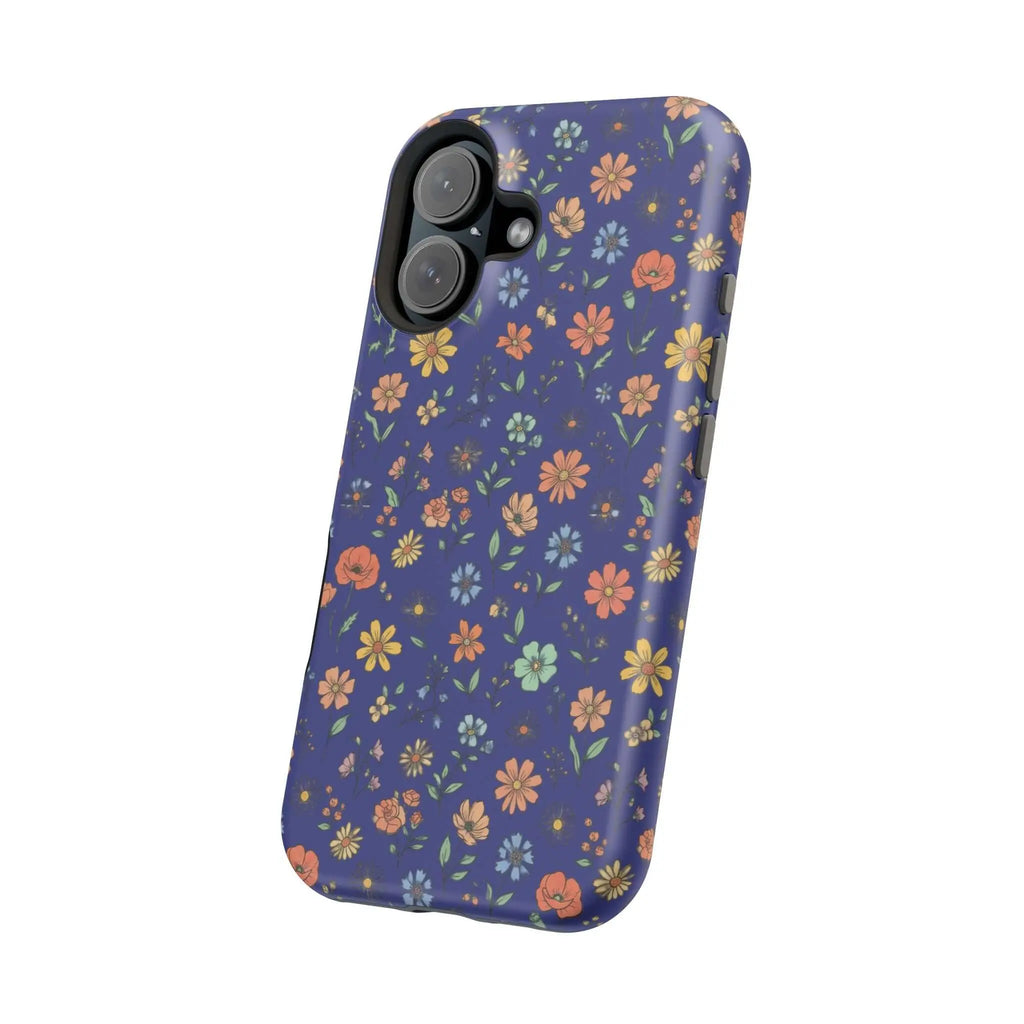 Floral All-Over Seasonal Print Phone Case — Magnetic Impact-Resistant Printify