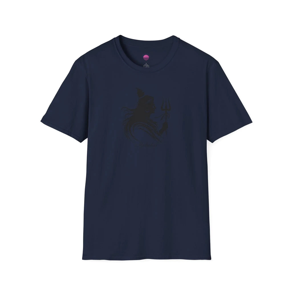 Shiva Trident Tee — Minimal Hindu God Mahadev T-Shirt Printify