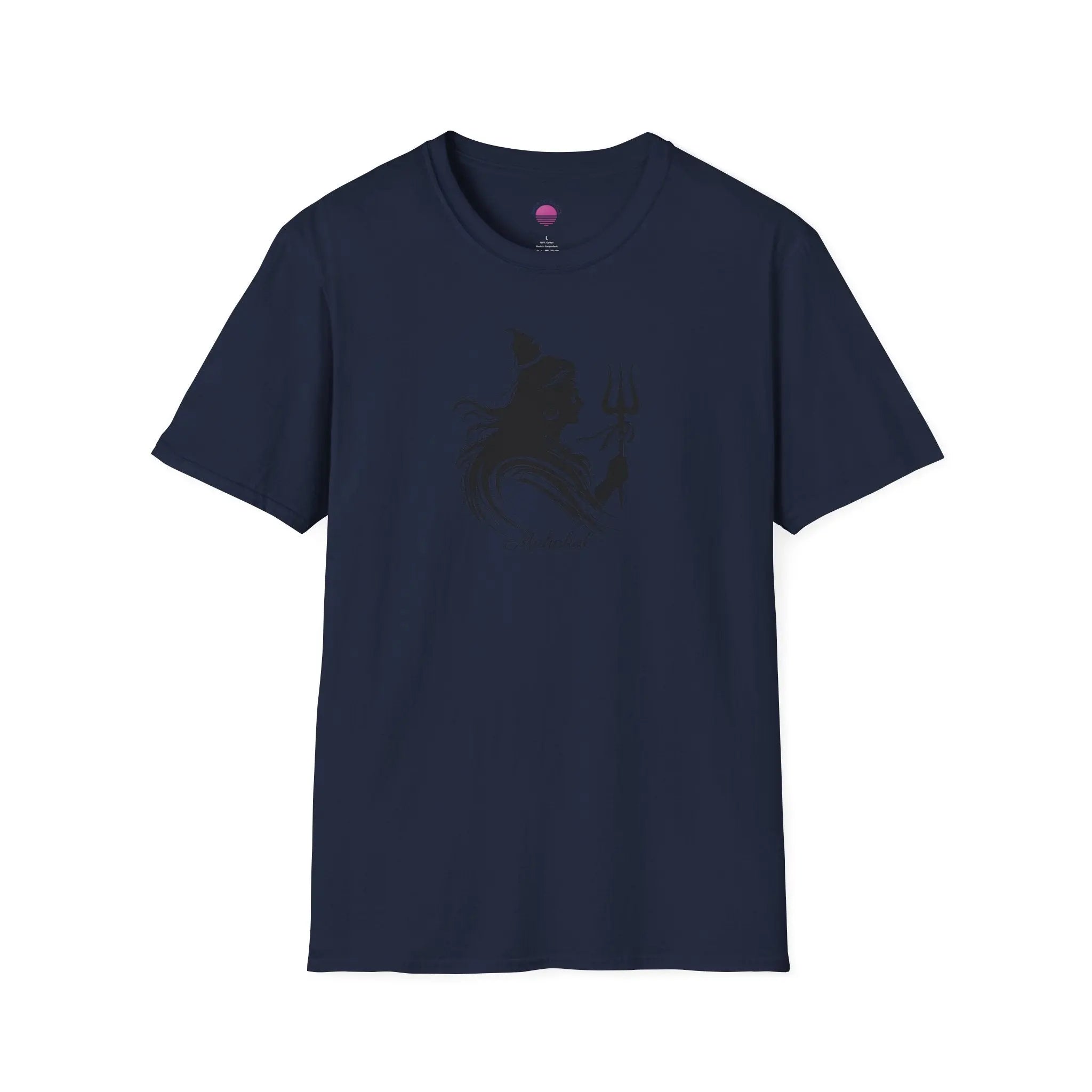 Shiva Trident Tee — Minimal Hindu God Mahadev T-Shirt Printify