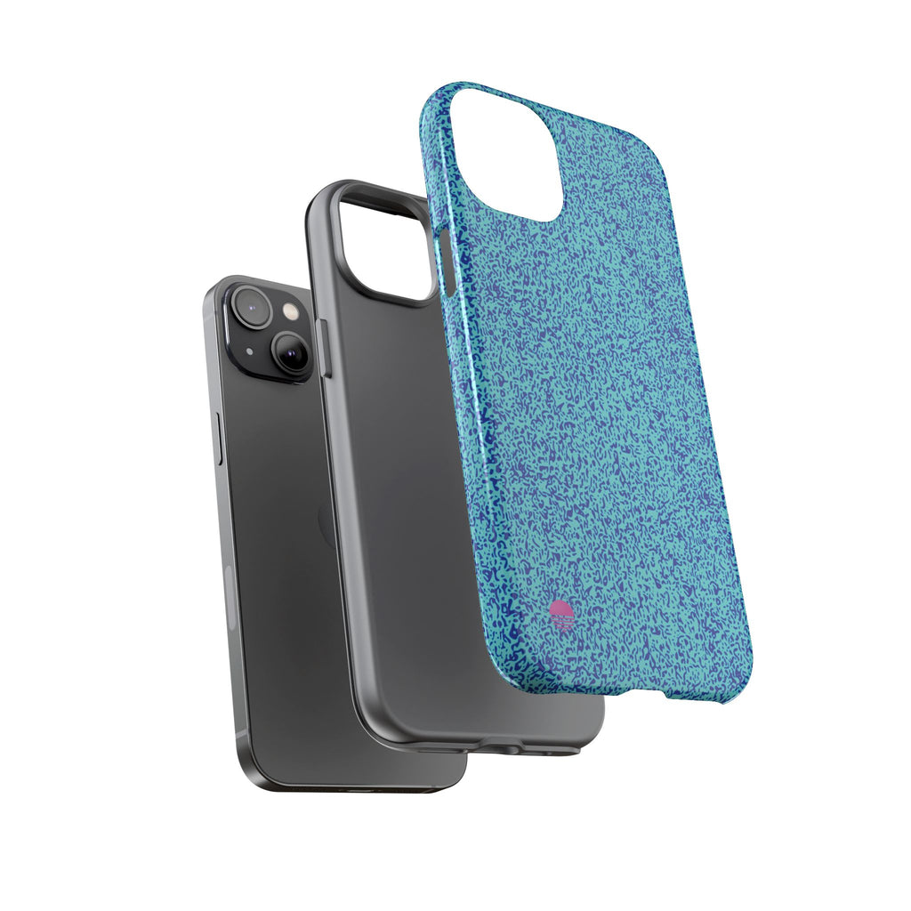 All over print iphone cases aqua blue