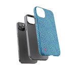 All over print iphone cases aqua blue