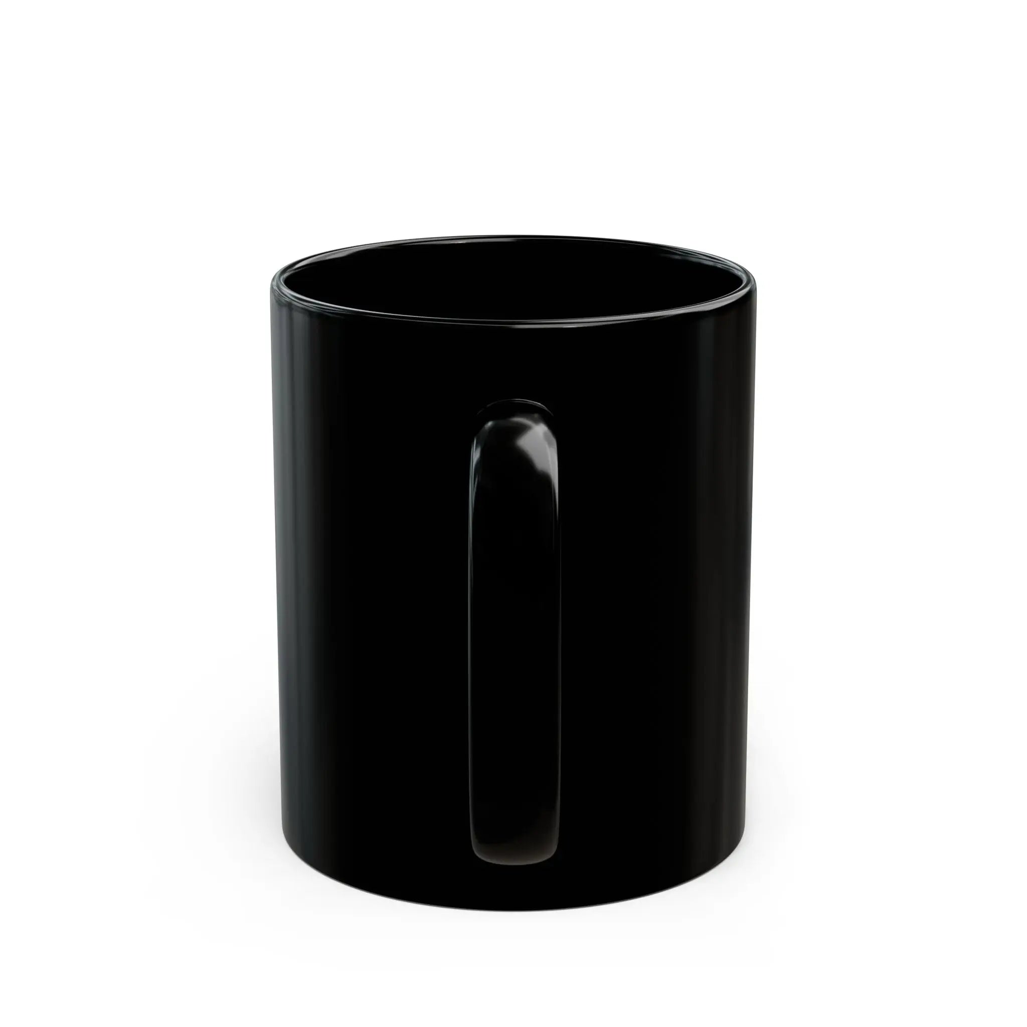 Take Me to the Beach Black Ceramic Mug — Tropical Palm Coffee Cup (11oz/15oz) Printify