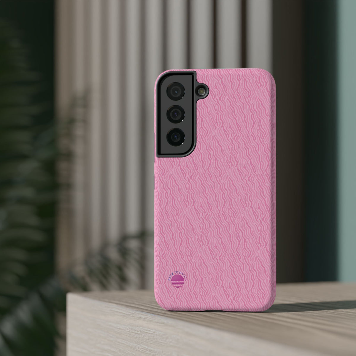 Android All over print pink zebra