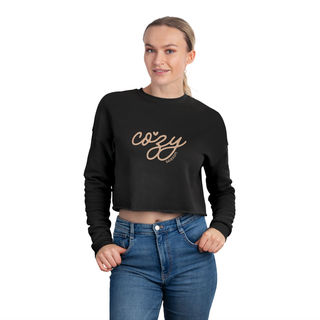 'Cozy Season' Women's Cropped Sweatshirt