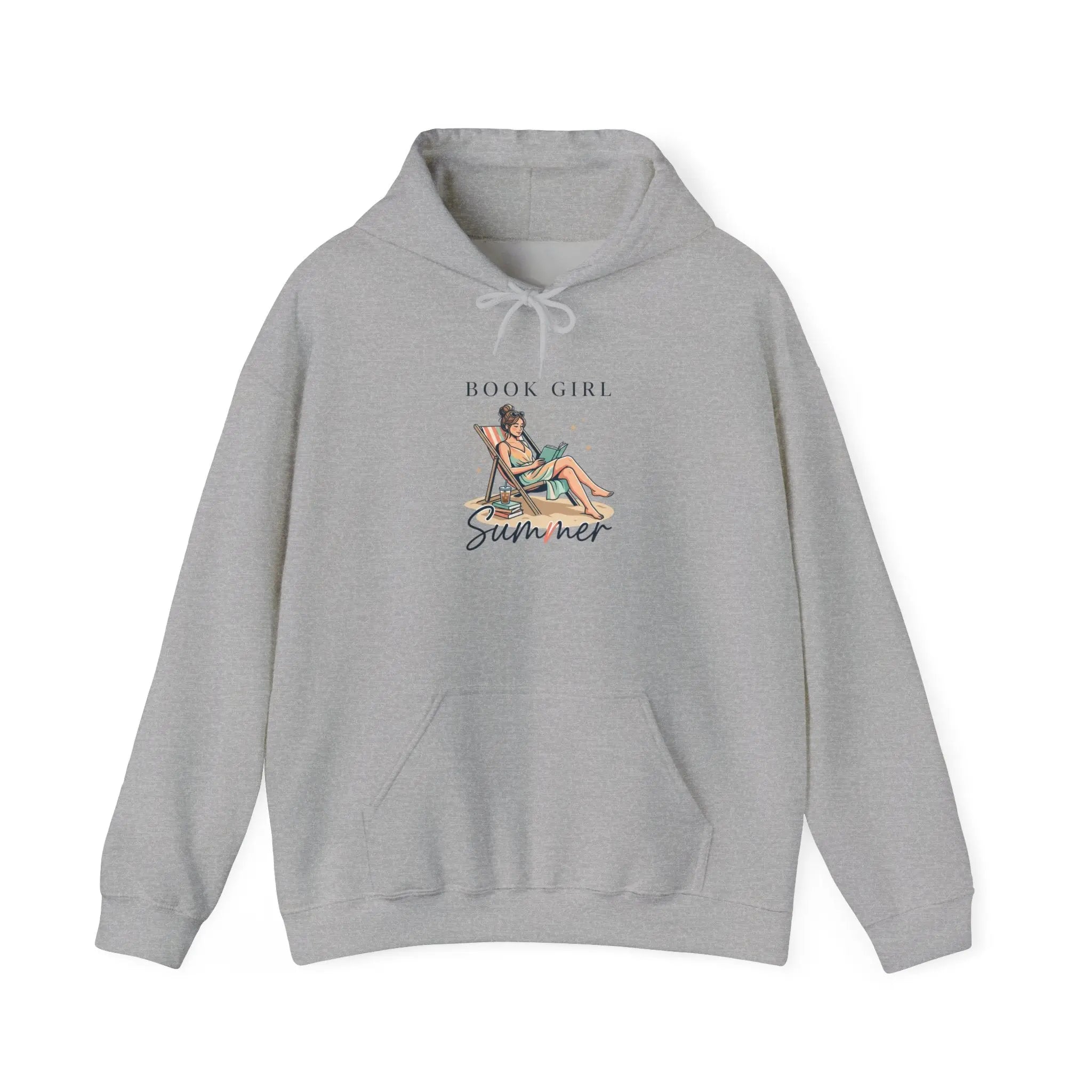 Book Girl Summer Hoodie | BookTok, Beach Reading, Bookish Aesthetic Printify