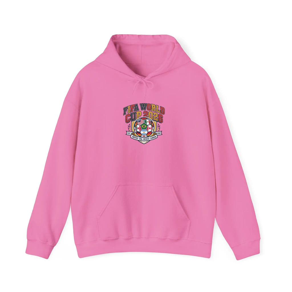 World Cup Patch Hoodie | soccer watch party, match-day outfit Printify