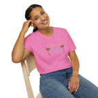 Take Me to the Beach Pastel Palm T-Shirt Printify