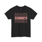 Pink "SUMMER" Graphic Tee — Summer Repeat Printify