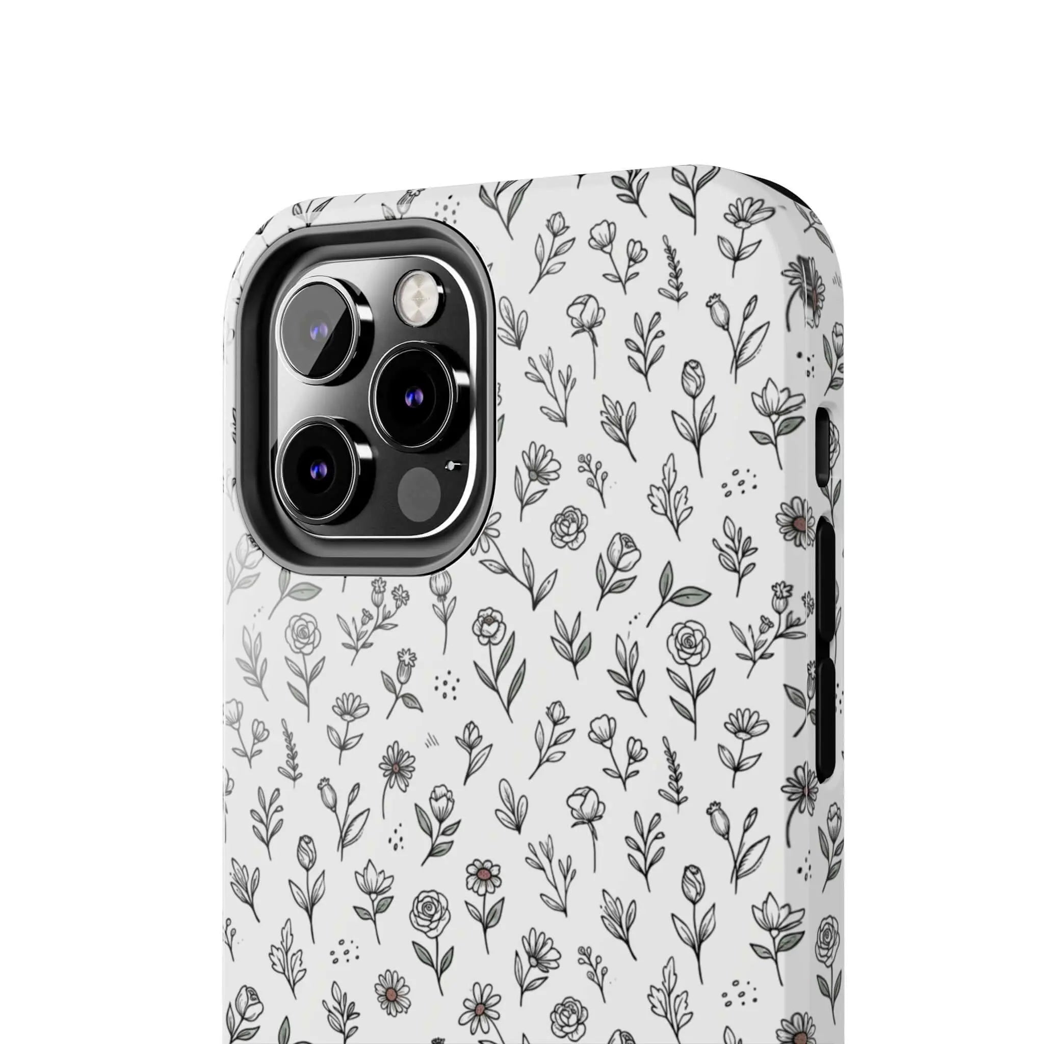 Floral Summer Vibe Phone Case — Tough Protective Floral All-Over Print Printify