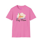 Dog Mom T-Shirt — Colorful Paw Print Tee for Pet Lovers Printify