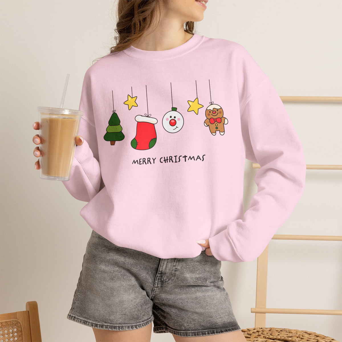 Merry Christmas Festive Character Sweatshirt (global)