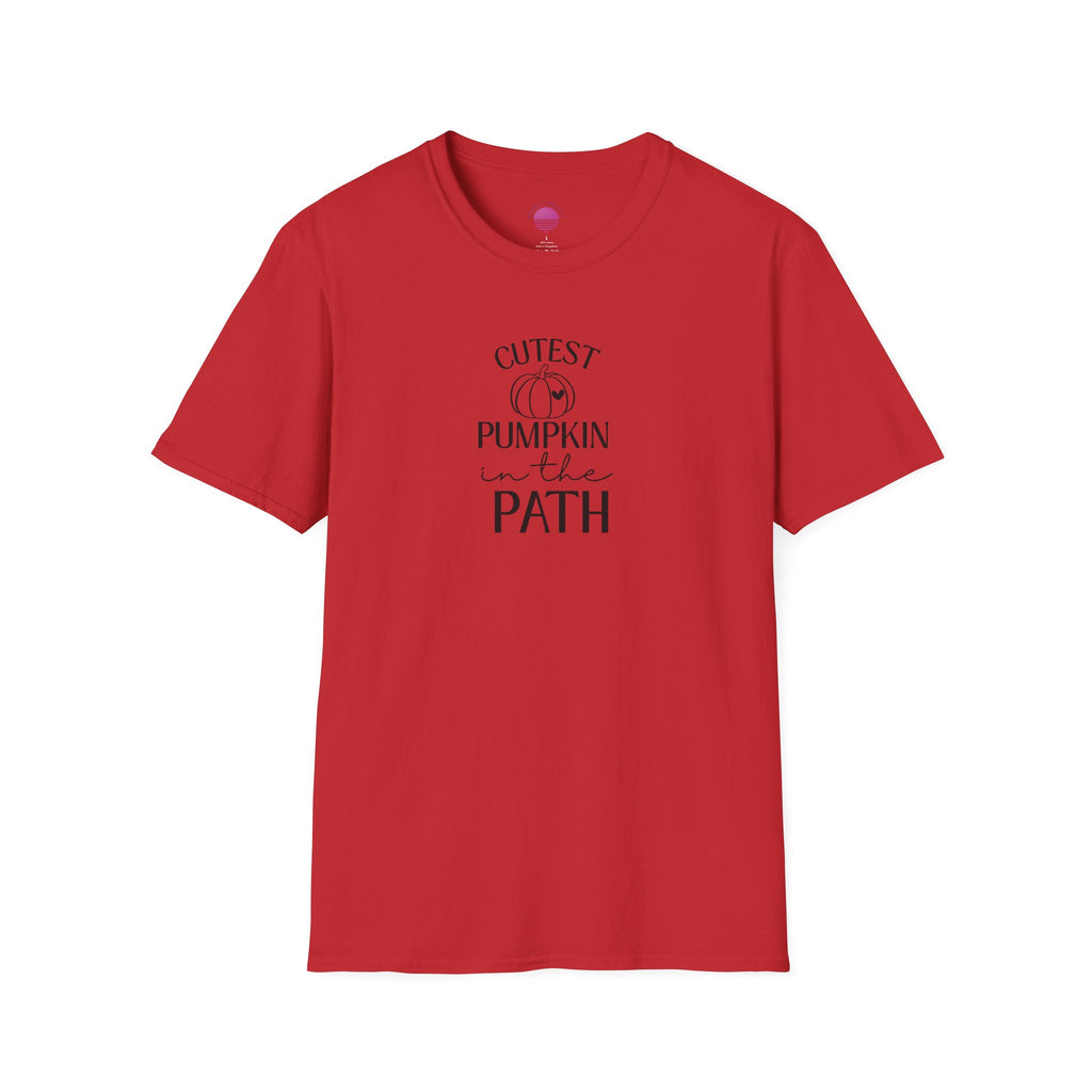 T-Shirt — "Cutest Pumpkin in the Path" Fall Graphic Tee