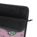 Floral Bouquet Laptop Sleeve — Pink Pastel Flower Pattern Case Printify