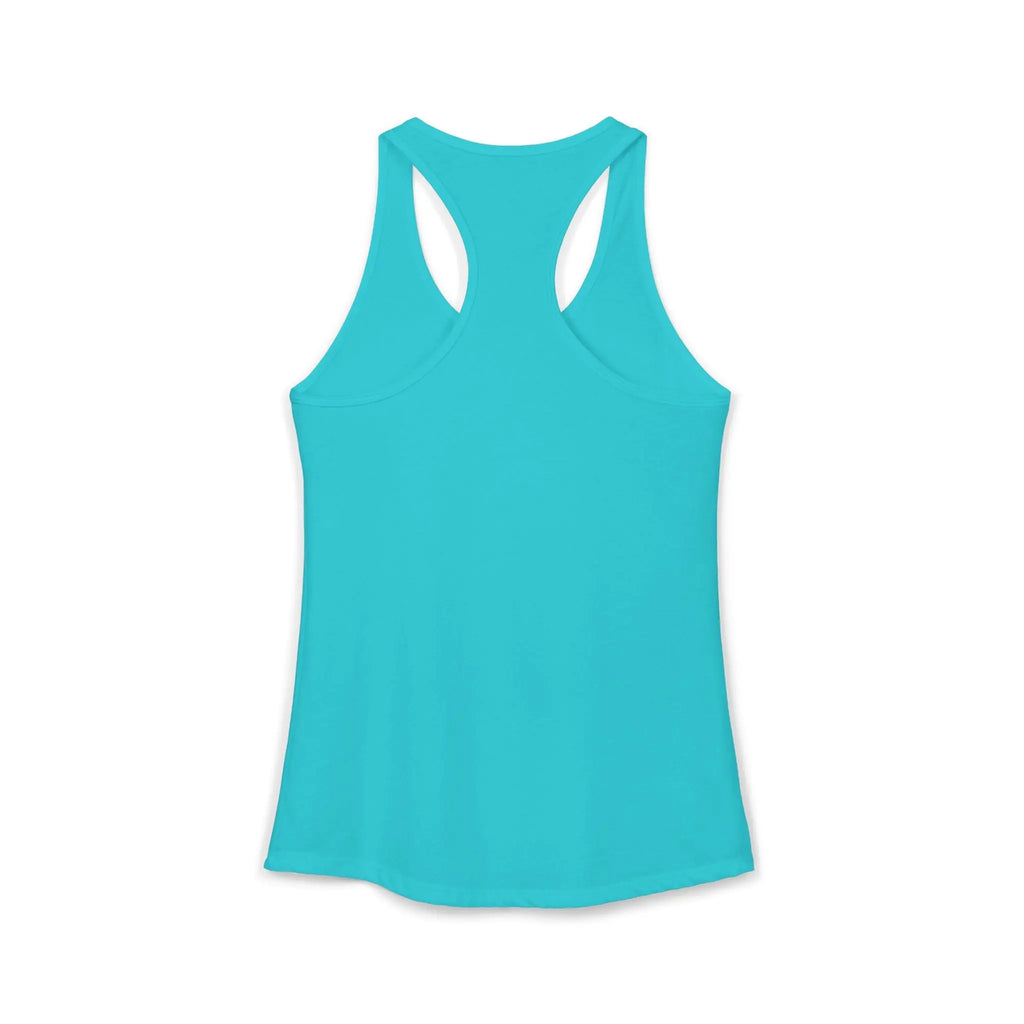 Heart Tic Tac Toe Women’s Racerback Tank — Cute Valentine’s Game Tee Printify