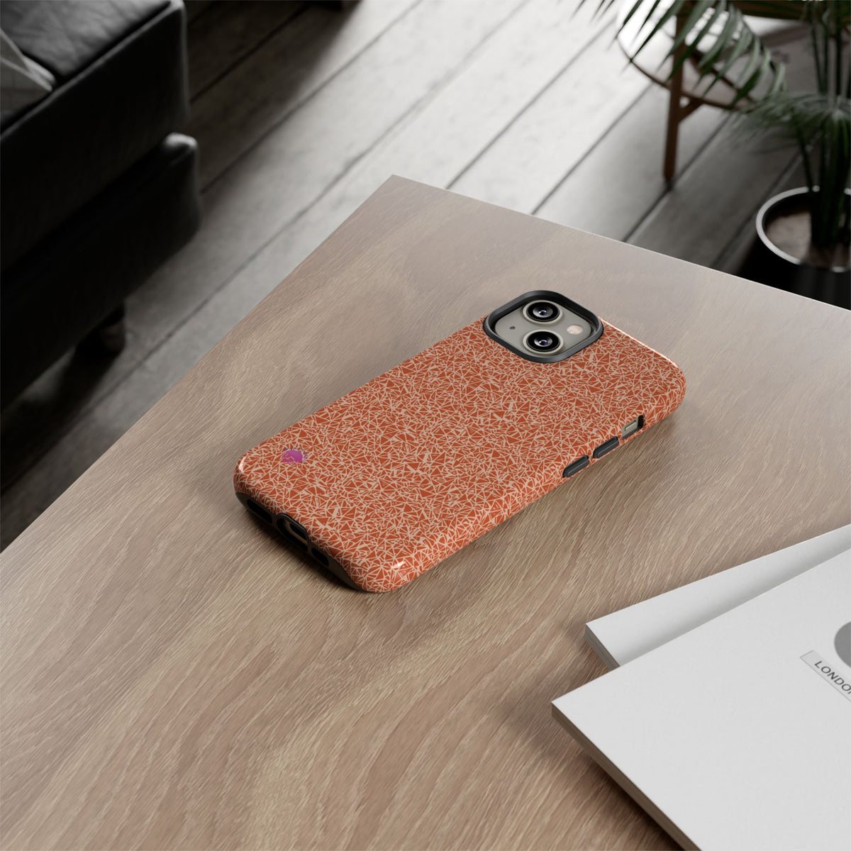 Micro-design phone cases orange