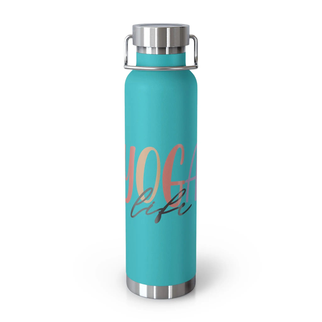 ‘Yoga Life’ Insulated Bottle, 22oz Printify