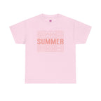 Pink "SUMMER" Graphic Tee — Summer Repeat Printify