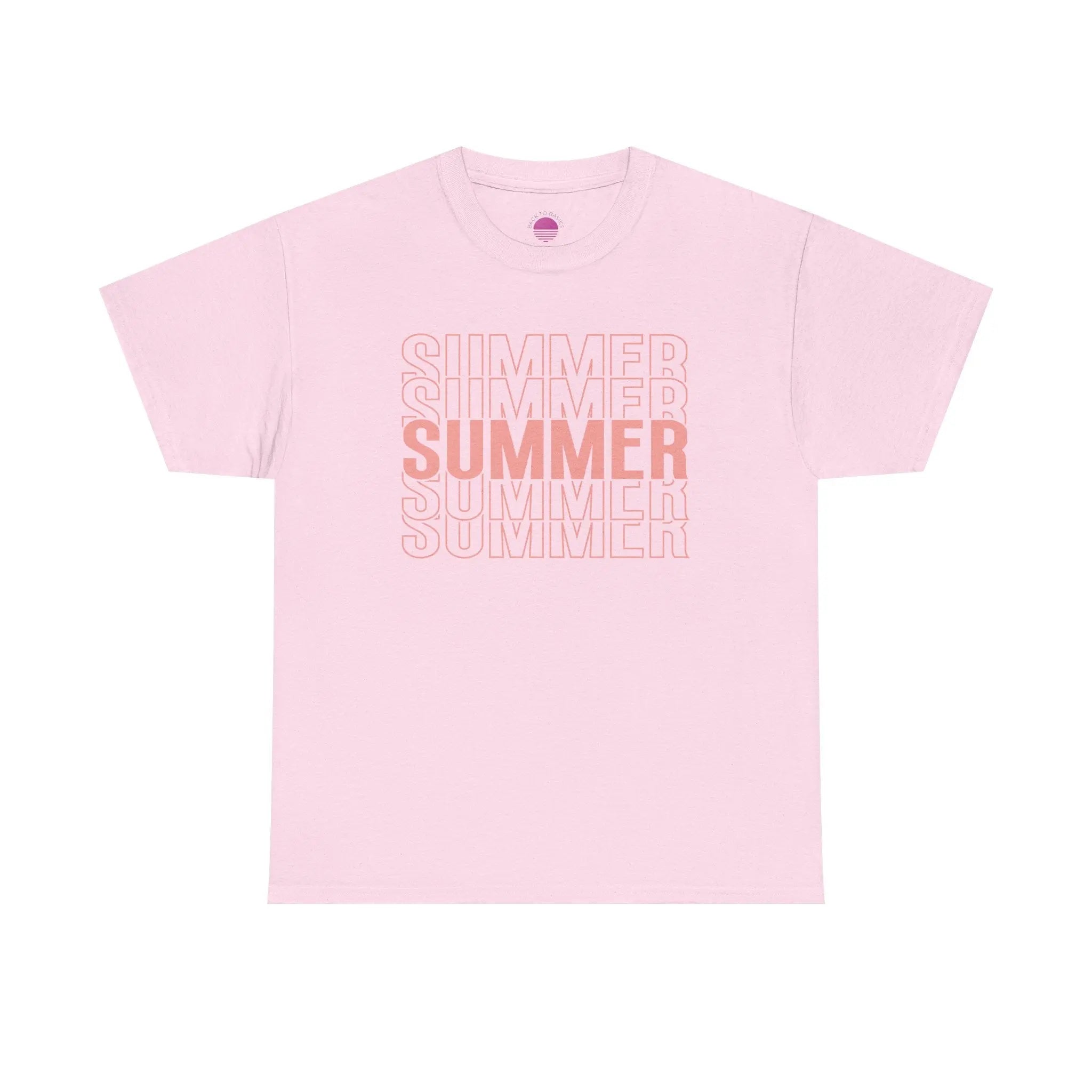 Pink "SUMMER" Graphic Tee — Summer Repeat Printify