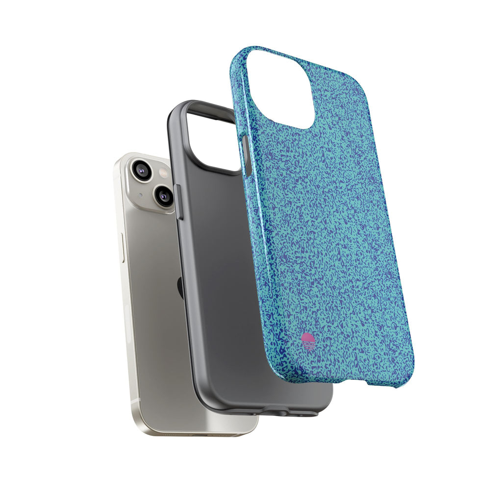 All over print iphone cases aqua blue