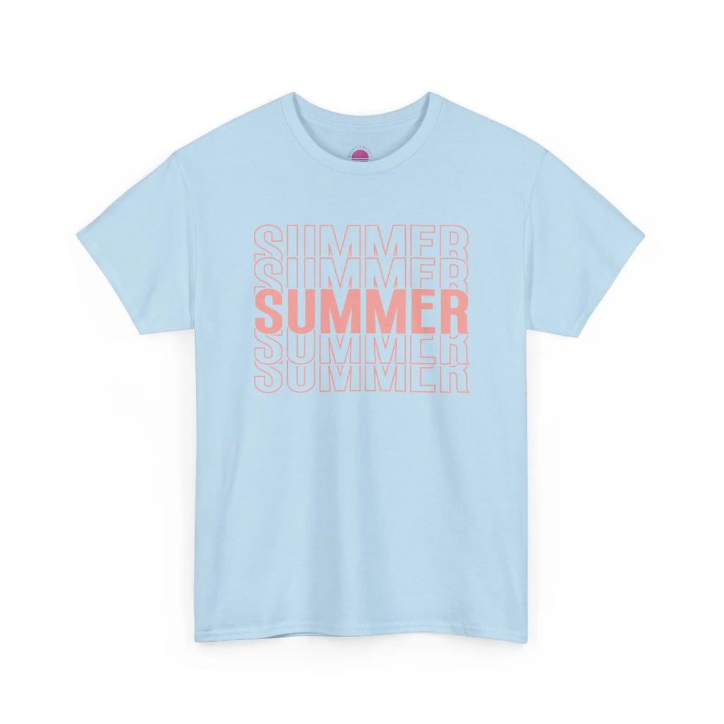 Pink "SUMMER" Graphic Tee — Summer Repeat Printify