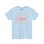 Pink "SUMMER" Graphic Tee — Summer Repeat Printify