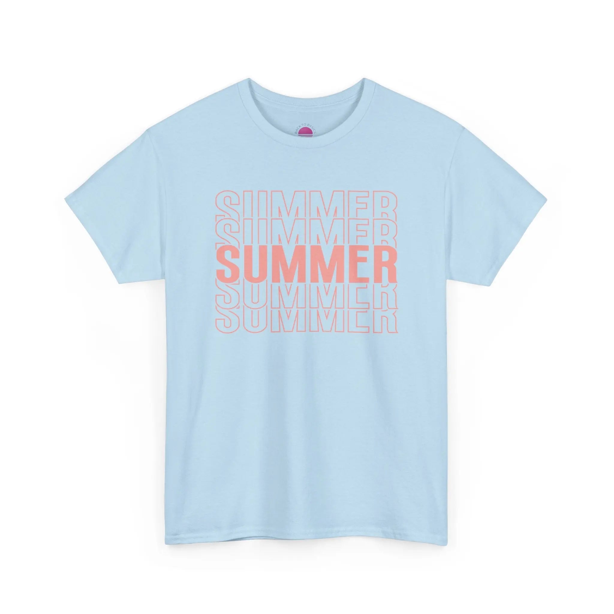 Pink "SUMMER" Graphic Tee — Summer Repeat Printify
