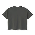Cute Cosmic Cat Boxy Tee — Women's Graphic T-Shirt Printify