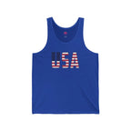 American Flag Tank Top — USA Patriotic 4th of July Graphic Tank Printify