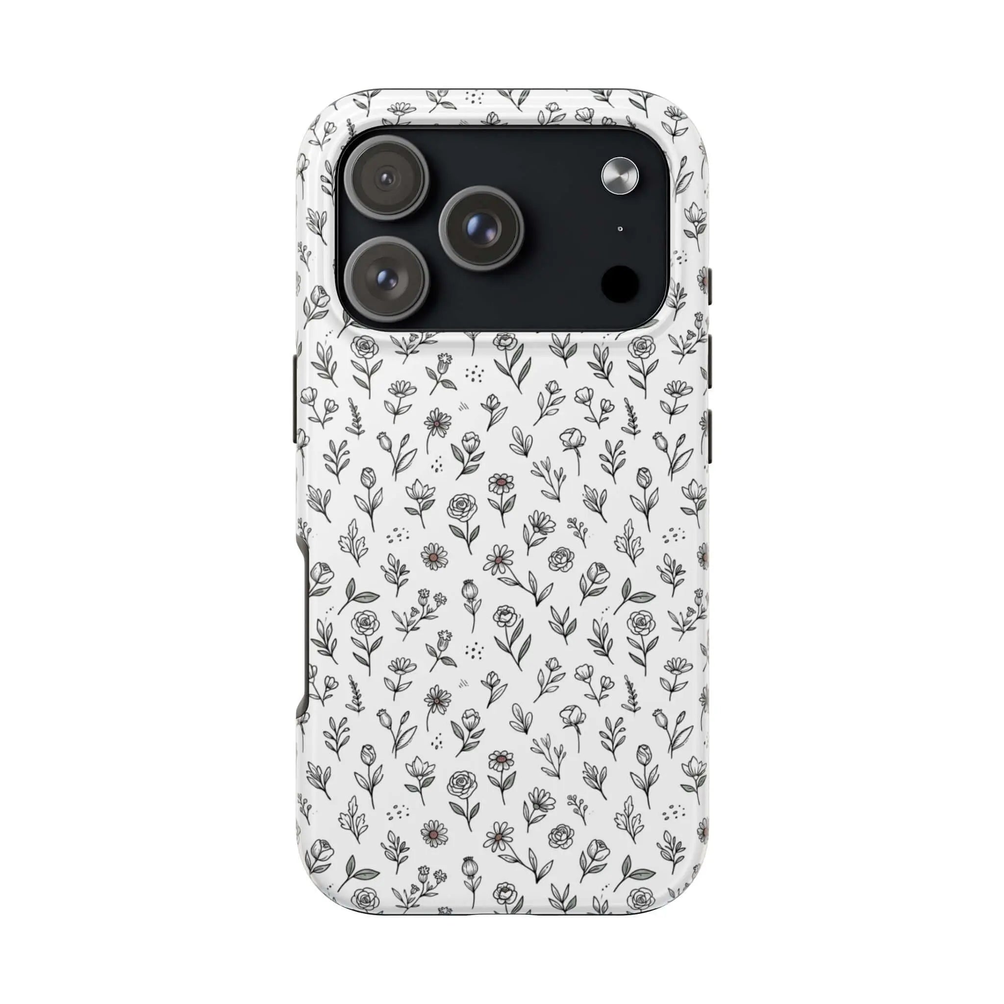 Floral Summer Vibe Phone Case — Tough Protective Floral All-Over Print Printify