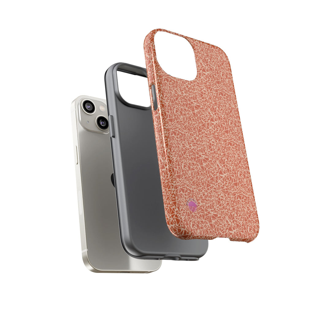 Micro-design phone cases orange