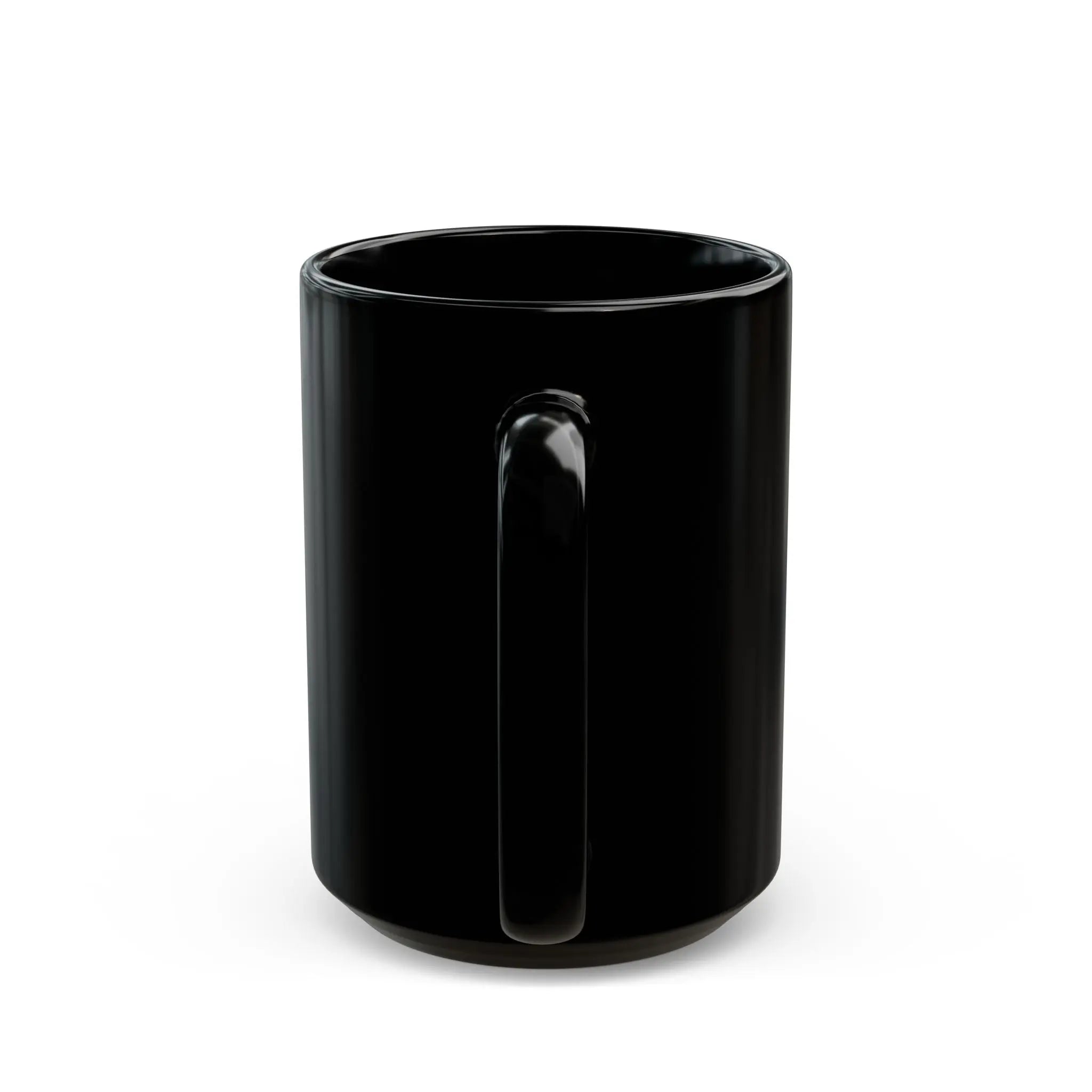 Take Me to the Beach Black Ceramic Mug — Tropical Palm Coffee Cup (11oz/15oz) Printify