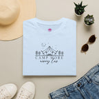 Unisex Softstyle T-Shirt 'Camp More, Worry Less' Printify