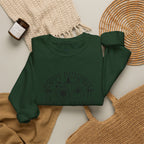 Fall Vibes Crewneck Sweatshirt — 'Happy Pumpkin' Spice Season Bonfires, Sweaters & Hayrides