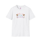 Take Me to the Beach Pastel Palm T-Shirt Printify