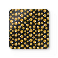 Funny Face Emoji Corkwood Coaster Set