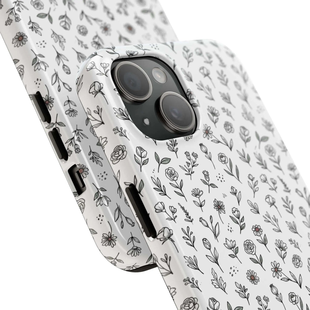 Floral Summer Vibe Phone Case — Tough Protective Floral All-Over Print Printify