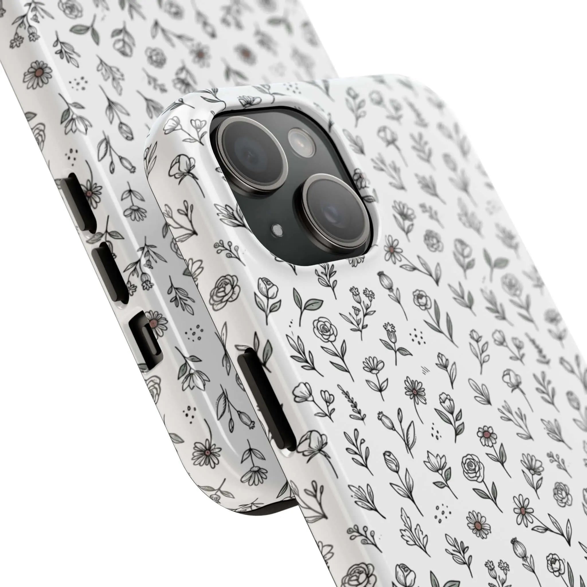 Floral Summer Vibe Phone Case — Tough Protective Floral All-Over Print Printify