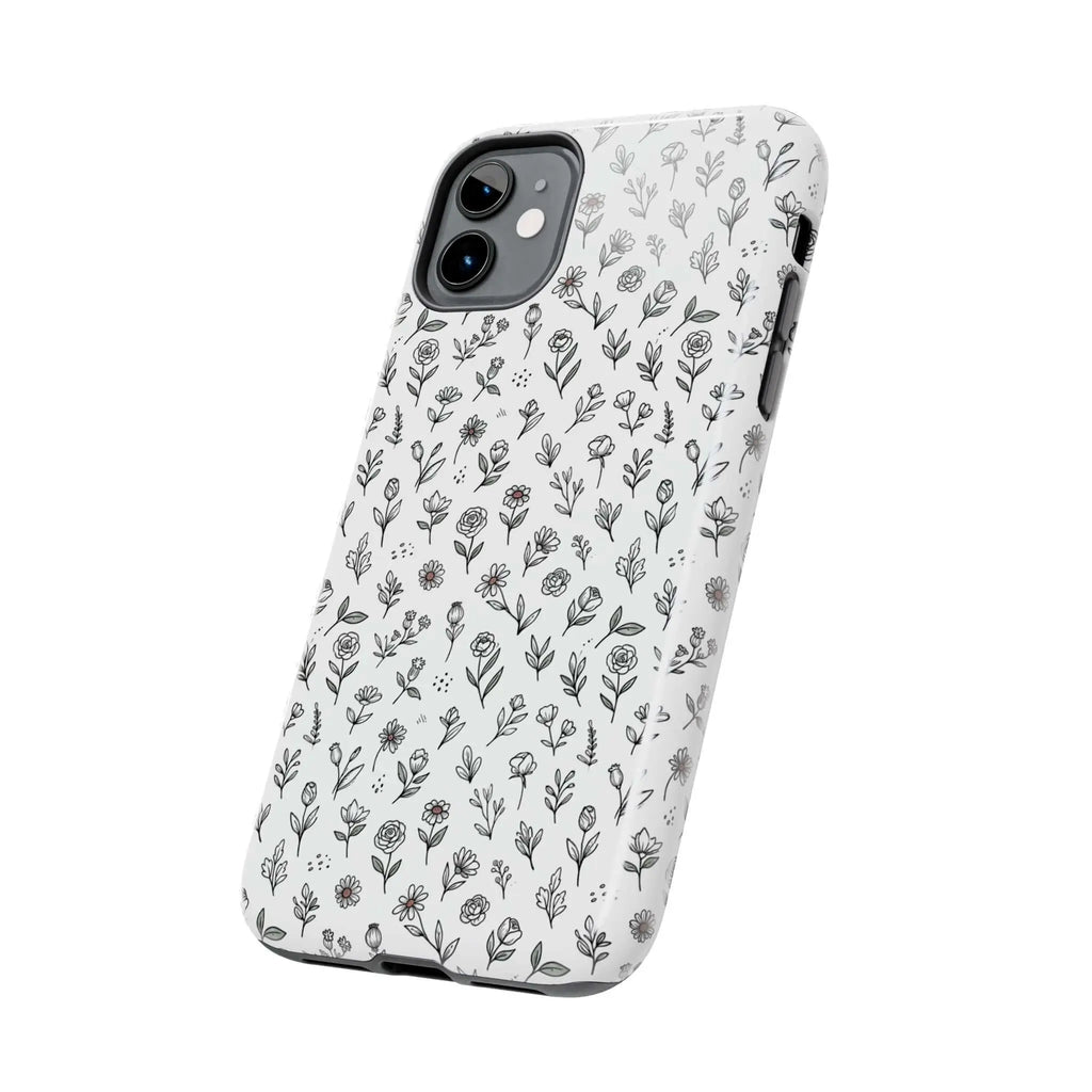 Floral Summer Vibe Phone Case — Tough Protective Floral All-Over Print Printify