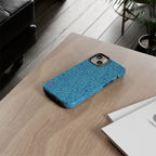 All over print iphone cases aqua blue
