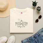 Unisex Softstyle T-Shirt 'Camp More, Worry Less' Printify