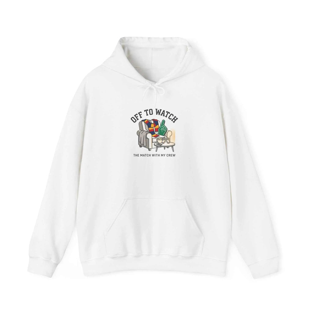Off to Watch Soccer Hoodie | soccer watch party, cozy hoodie