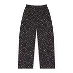 Heart Print Women's Pajama Pants — Cozy all-over print lounge sleepwear with subtle heart pattern.