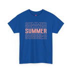 Pink "SUMMER" Graphic Tee — Summer Repeat Printify